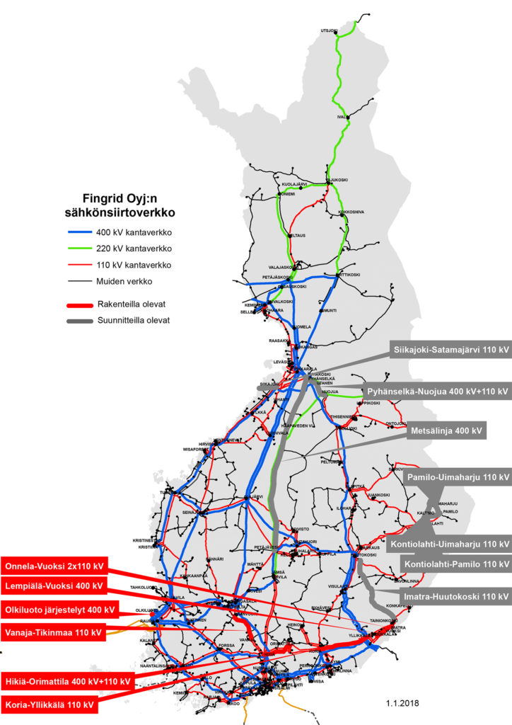 Top 31+ imagen sähkönsiirtoverkko kartta