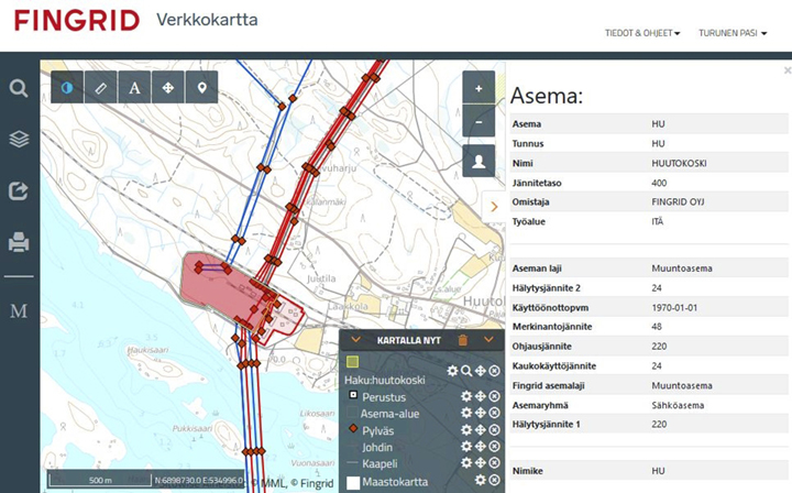 Verkkokartta avuksi maastotyöhön - Fingrid-lehti